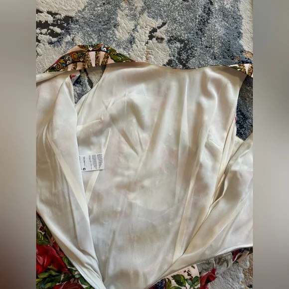 Dolce&Gabbana Pink Floral Ruched Sheath Dress - Picture 10 of 13